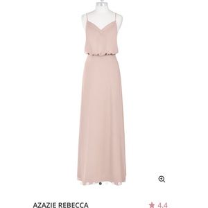 Azazie Bridesmaid Dress - Dusty Rose - Rebecca